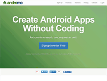 Tablet Screenshot of andromo.com